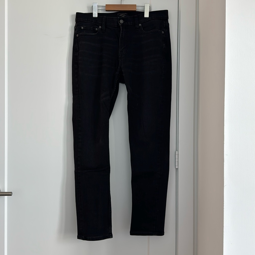 Banana Republic Skinny Fit Jeans, Black, US 32x32